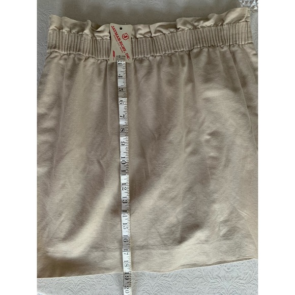 J. Crew Tan City Mini Linen Elastic Waist Skirt - Picture 10 of 10